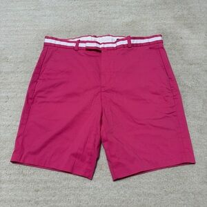 G/FORE Golf Pink Performance Chino Shorts Men's 34 Preppy Casual